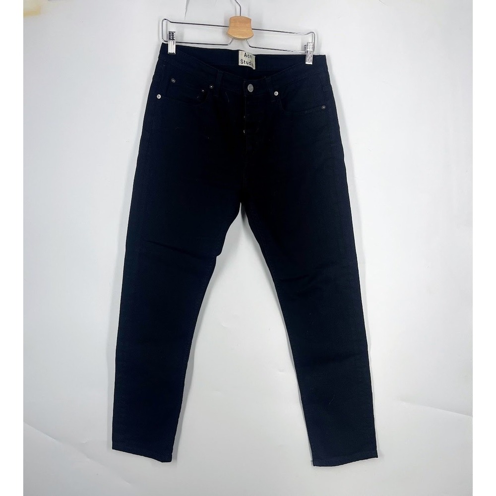 Acne Studios Men's Town Stay Cash Denim Jeans 5-Pocket Slim Straight Pants SZ 33